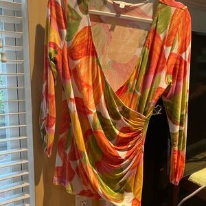 Colorful Floral Women's Top